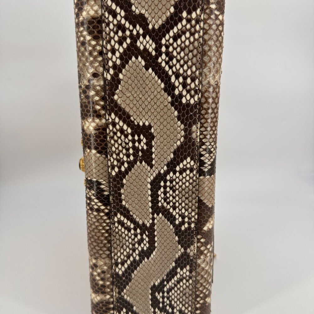 Gucci Python Medium Padlock Shoulder Bag - image 8